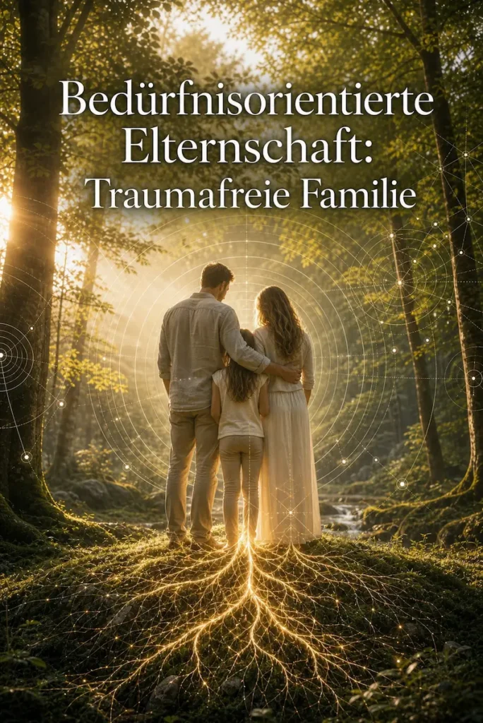 Familie im Wald – Bedürfnisorientierte Elternschaft und traumafreie Familie